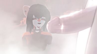 Ezi and May take a sexy dip in the hot spring, but they didnt expect it to be so hot!