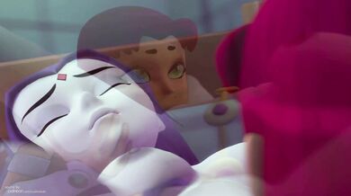 The horny Star devours the juicy cunt of a ravishing raven in this scorching porn video