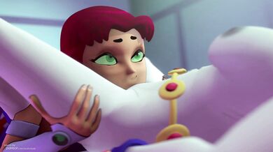 The horny Star devours the juicy cunt of a ravishing raven in this scorching porn video