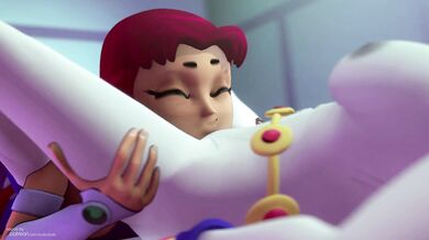 The horny Star devours the juicy cunt of a ravishing raven in this scorching porn video