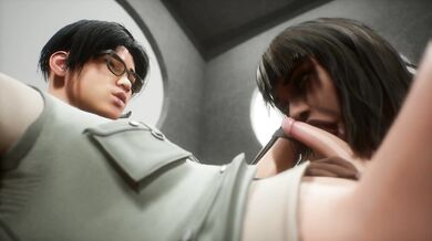 Pantyhose Tease - Horny Girlfriend Does A Dirty Job: Blowjob Lessons