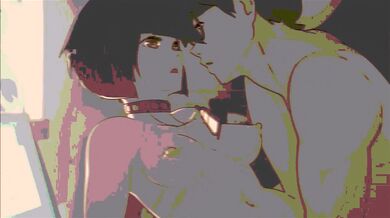 Watch the hot ebony chick with huge boobs, as she gets fucked in her tight little ass by a well-endowed black guy!