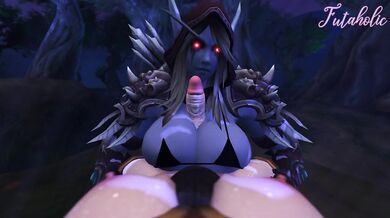 Want to watch this sexy elf warrior Sylvanas Whitemane from Warcraft get futa-holographic?