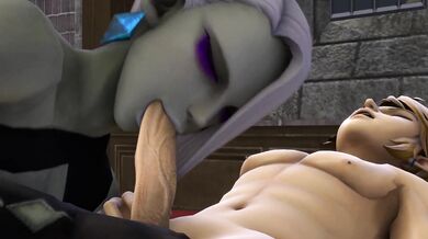 Dont tell Zelda about your secret fantasy of having her join you in a threesome with CastusHeoc, the muscular warrior