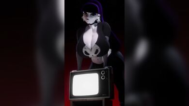 Big Boobs Goth Girl: Moving and Shaking for Your Pleasure