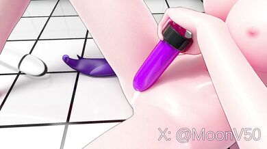 The Mighty Shogun Raiden Takes on a Sex Toy #2 and Conquers It!