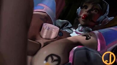 Watch as DVa is subjected to a wild BDSM sex session with Jeixxisfm in this steamy hentai PORN video!