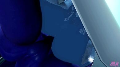 Hey, Master Chief! Watch out for that Widowmaker’s deadly aim when she shoots her load all over Cortana!