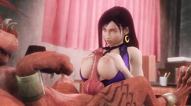 Tifa Lockhart and Red XIII engage in a heated SFM fight that leads to the ultimate SFM sound orgasm!