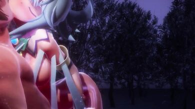 Mitsuboshi Aika is an aquatic goddess who loves to play naughty games in the water