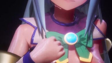 Mitsuboshi Aika is an aquatic goddess who loves to play naughty games in the water