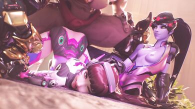 Overwatchs DVa and Widowmaker engage in a steamy session of doom ganking, with Kream as the special ingredient!