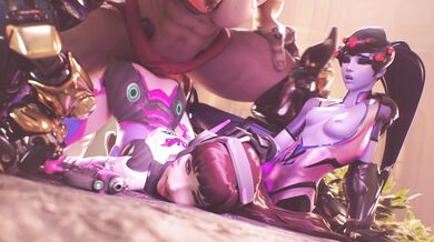 Overwatchs DVa and Widowmaker engage in a steamy session of doom ganking, with Kream as the special ingredient!