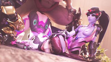 Overwatchs DVa and Widowmaker engage in a steamy session of doom ganking, with Kream as the special ingredient!