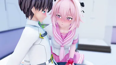Astolfo Fujimaru - Handjob and Blowjob (Clothed | Nude) [Kaotaro12]