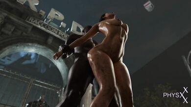 Jill Valentine Gets Blacked Out and Physically Fucked in Hardcore XXX Scene