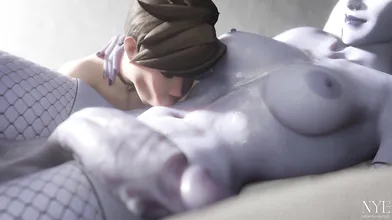 The Hottest R-rated Overwatch Fanfiction: Tracer and Her Futanari Adventures