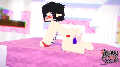 Rebecca takes a huge dildo - Angel Matty