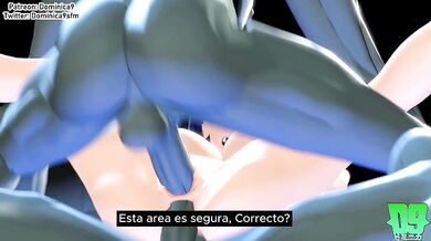 Sexy Couple Strips Dresses Up As Animals And Fucks In A Zoo!