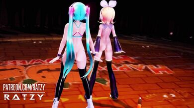 Halloween Night with Rin and Miku - Trick or Treat!