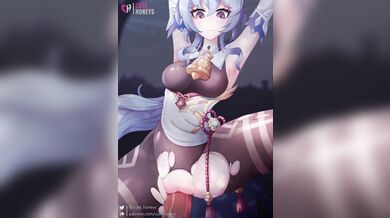 Mature Japanese Teacher Fucks Her Students With A Huge Dildo In The Classroom - [4K] Ganyu & CuteHoneyscom