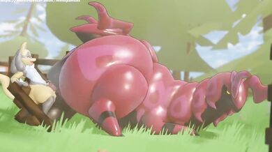 My Dog Sittin and Panting While I Watch in Pleasure