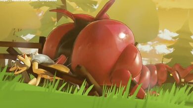 My Dog Sittin and Panting While I Watch in Pleasure