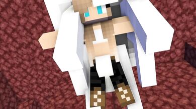 You found a Minecraft-themed porn video with a cat girl and she gets fucked by a ghast