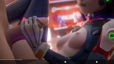 Watch as these overwatch heroes take on the hard mode round in Kings Row, with their cocks and balls being the true heroes of the day!