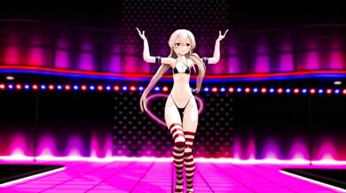 This is an MMD animation video where Kanta is seen dancing and having sex with the Shimakaze ship in a high-quality 720p resolution