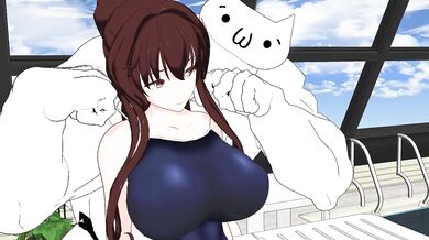 Yamatos Shocking Swimsuit Display