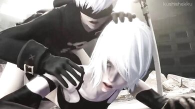 Hentai: The Nine F*cks of Yorha A2 and Kushishekku