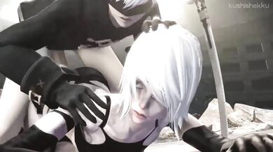 Hentai: The Nine F*cks of Yorha A2 and Kushishekku
