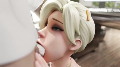 The Hentai Bureau of Mercy and Overwatchs Widowmaker in the form of AlenAbyss 4K Porn Video