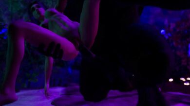 Lustful Elf Wife Enjoys Group Sex with Minotaur in the Wild