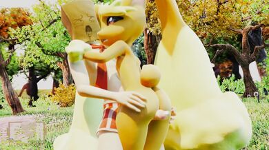 Lopunny in Thigh Job: A Cumminham