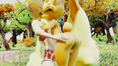 Lopunny in Thigh Job: A Cumminham