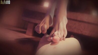The Mistress and the Foot Fetishist - A Royal Footjob