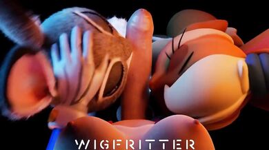 Two Women and a Futa: Double Licking DVa with Wigfritters