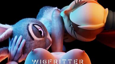 Two Women and a Futa: Double Licking DVa with Wigfritters