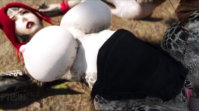 The Giant of Lust fucks this horny Half-Argonian maiden