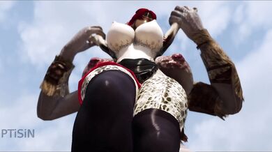 The Giant of Lust fucks this horny Half-Argonian maiden