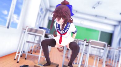 Watch as Hikari desperately masturbates on her desk, legs spread wide open in the middle of an important meeting