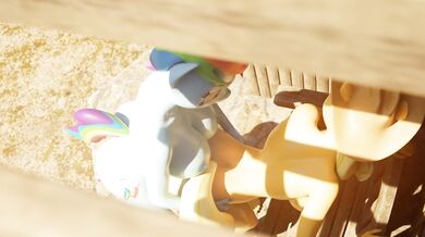 Dash-X-Applejack-Standing-Doggy-Giving-Blowjobs-on-the-Kitchen-Counter-with-Erotic-Toys