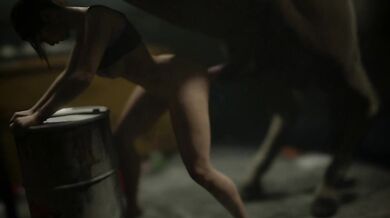 Welcome to the Apocalypse: Claire Redfield Rode Hard by Horsecock