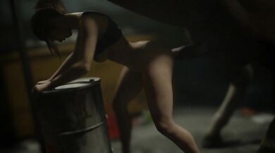 Welcome to the Apocalypse: Claire Redfield Rode Hard by Horsecock