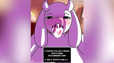 Toriel, the motherly figure in Undertale, compiles her most sultry moments into a second compilation video