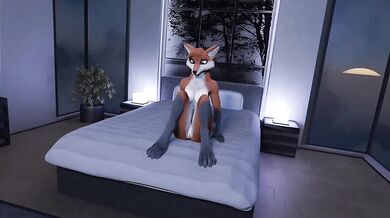 Hungry little kitsune gets her fill from a juicy young human