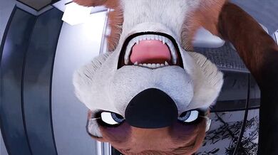 Hungry little kitsune gets her fill from a juicy young human