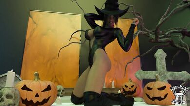 Watch the spooky sexy Halloween compilation featuring a hot robotic sex doll in various naughty scenes!